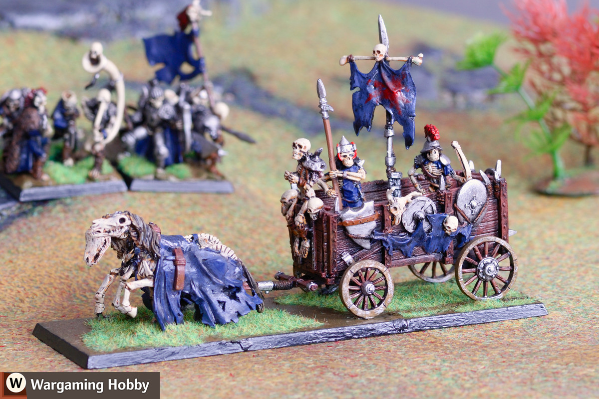 Skeletal War Wagon / Corpse Cart from RAFM