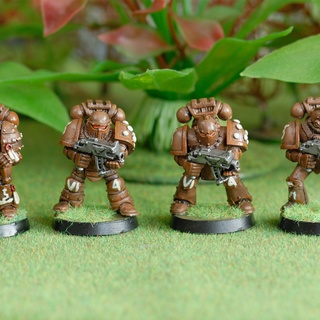 Space Marine Armour: Mk1 Thunder, Mk2 Crusader, Mk3 Iron and Mk4 Maximus
