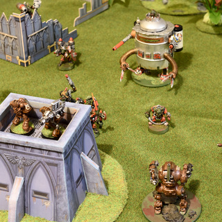 Space Marines vs. Orks like it's 1994