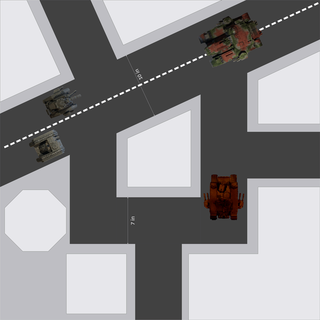 Recommended layout for a 48" x 48" cityfight table