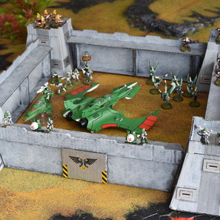 WH40k Castle/Fortress Made Of Cardboard
