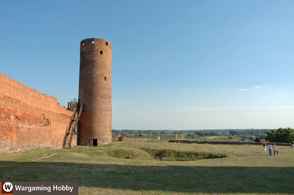 Medieval towers of the Czersk Castle