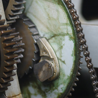 Industrial Terrain Inspiration: Town Clock Mechanism