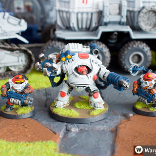 Necromunda Squats: Vartijan Exo-Driller and friends