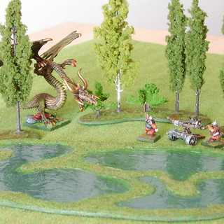 Swampy pond