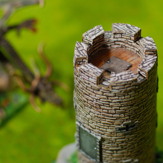 Stone tower top